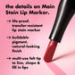 e.l.f Main Stain Lipliner Marker – Langvarig leppefargeverktøy for presis leppekontur (Skjønnhet og personlig pleie – sminketilbehør)