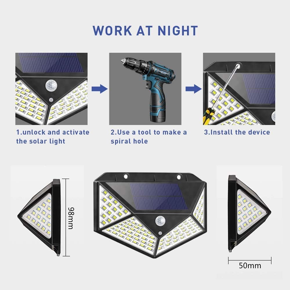 Solar Wall Light with Motion Sensor – product image