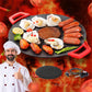 Icke-stickande elektrisk grillplåt 40x25 cm | 50% rabatt