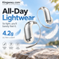🎁 2026 NYHETER – 50 % RABATT! 💥 Bluetooth 6.0 ørepropper – 4,2 g ultralette, nesten usynlig følelse. 48 timers spilletid, IPX5 svettebestandig. Perfekt for løpeturer og daglig lytting. ⚡✨