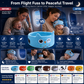 🥳 2026 HETTSALG 🥳 💞 Over 50 000 solgt! 🎧😴 Bluetooth-pannebånd for barn – 2-i-1: mykt pannebånd og sovemaske. Perfekt til reising eller lur. 🧸✨