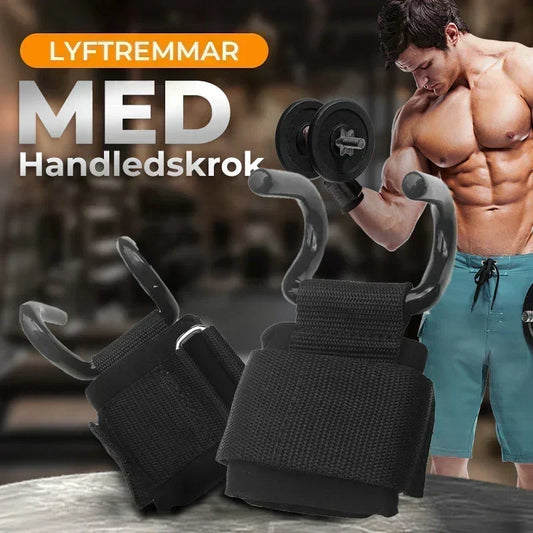 🔥 Hettsalg 50 % RABATT 🔥 Håndleddsstøtte med krok – greptrener med krok