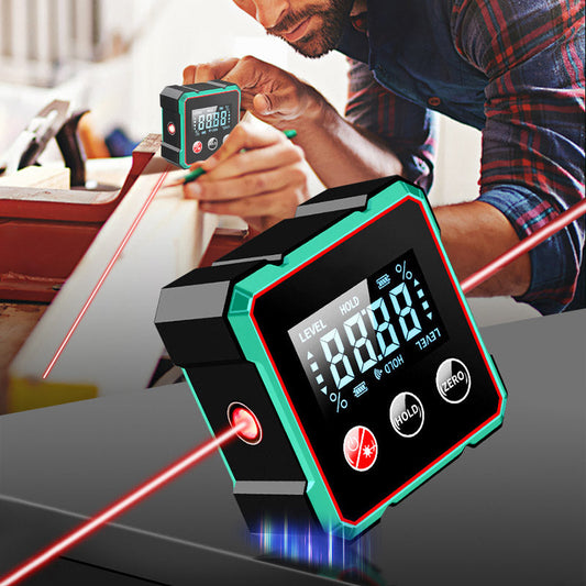 📢🔧 HOT SALE 50% OFF 🔥4-Side magnetisk digital vinkelmåler med laser