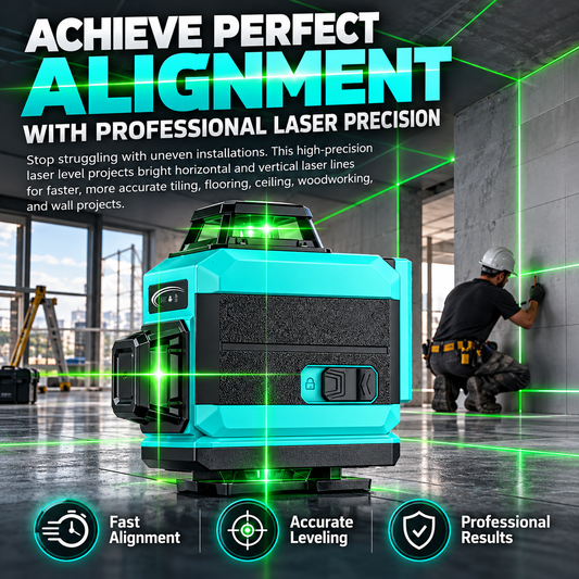 Utendørs 360-graders laser­vaterpass for bygging og flislegging