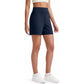 Kvinner – Høytsittende atletiske Bermuda-shorts med lommer – Løping, yoga, sommerlig uformell aktivklær (Kjøp 2 – fri frakt)