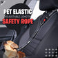🔥 FLASHSALG 🔥 Elastisk sikkerhetstau for kjæledyr – holder kjæledyret trygt i bilen, justerbar lengde, 360° sving – stopper distraksjoner! 🐕🚗