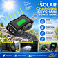 ☀️ 50 % RABATT NÅ! 1200 mAh solcelledrevet bærbar lader med nøkkelring og lommelykt – ideell som nødstrømkilde for camping og fotturer 🏕️