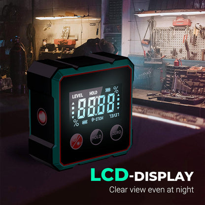 📢🔧 HOT SALE 50% OFF 🔥4-Side magnetisk digital vinkelmåler med laser