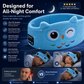 🥳 2026 HETTSALG 🥳 💞 Over 50 000 solgt! 🎧😴 Bluetooth-pannebånd for barn – 2-i-1: mykt pannebånd og sovemaske. Perfekt til reising eller lur. 🧸✨
