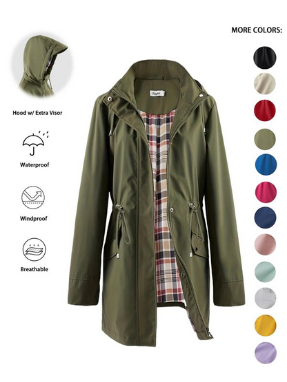 Chic, lettvekts vanntett dongeri for kvinner 🍃 – Slipp stilen og holdbarheten løs i alle vær! 🌧️✨