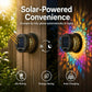 🌞 50% RABATT NÅ! 🌀💥 Solar mandala vegglampe – utendørs hagegjerde projektorlampe, patio, ambient dekor