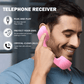 📞 Nyt nostal­gien fra en svunnen tid med et retro telefonrør for mobilen eller den bærbare datamaskinen. Opptil 99 % mindre stråling gjør den perfekt for lange og verdifulle samtaler. 😊