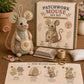 ⏳ TIDSBEGRENSET TILBUD – 50% RABATT! 🐭🧵 Patchwork-mus DIY-sett – lag din egen søte mus med enkelt syprosjekt! ✂️✨
