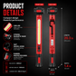 🔦 Oppladbar LED-arbeidslampe – 3000 LM magnetisk bærbar verkstedlampe med 360° rotasjon og powerbank-funksjon