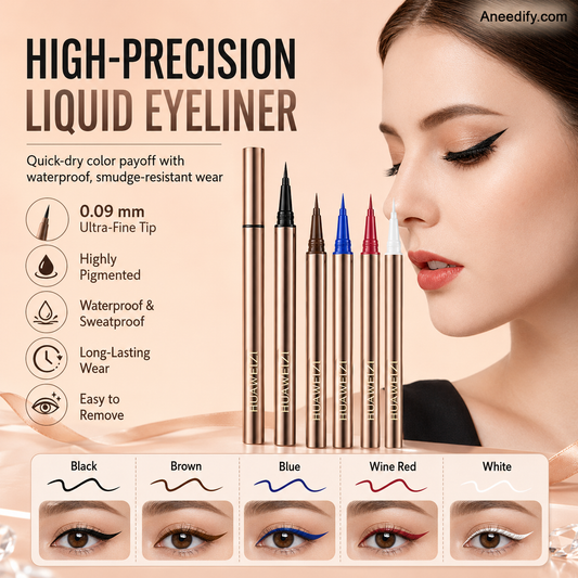 ✨️Favoritten til red carpet-sminkørene – nå 50% RABATT! Vanntett eyelinerblyant med lang holdbarhet, flekkbestandig