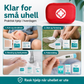 Førstehjelpssett: Bærbart førstehjelpssett til hjemmet – komplett med tilbehør | 26-delers sett