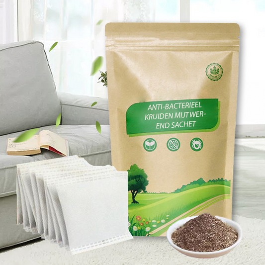 🚨 BEGRENSET TILBUD – 50 % RABATT! Antibakteriell urte-middpose mot midd
