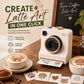 ☕🎄 Julegave for kaffeelskere – 3D latte art-sjablonkamera | Morsom britisk kaffekunstmaker ✨🎁