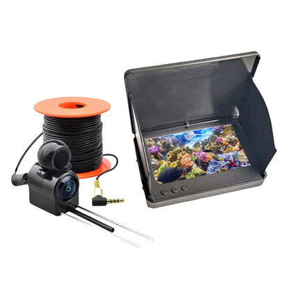📹 13% RABATT! Undervannskamera HD 30m – 4,3" HD-Skjerm & Dybde-/Temperatursensor! ✨ 1080p Klarhet – Perfekt for Fiske, Inspeksjon & Utforskning. 🔋 Lang Batteritid