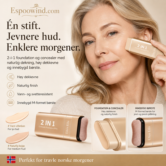 💖Feilfri og langvarig foundationstift med to ender