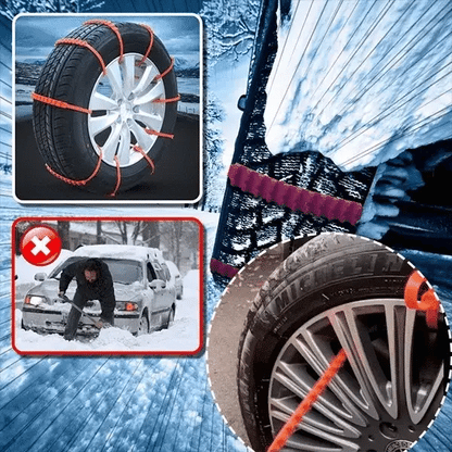 🔥 Vinterhett salg 🚗 Super slitesterke antiskli­kjettinger for bil