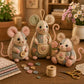 ⏳ TIDSBEGRENSET TILBUD – 50% RABATT! 🐭🧵 Patchwork-mus DIY-sett – lag din egen søte mus med enkelt syprosjekt! ✂️✨