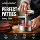 🔥 50 % RABATT! 🥩 Steikepresse – rund bøfform | Matvaregodkjent 304 rustfritt stål – hamburgerformer