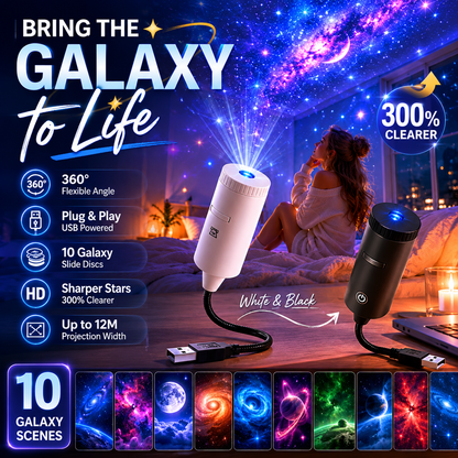 ✨ Plug-and-play HD-stjerneprojektor 🥳 50 000+ fornøyde brukere