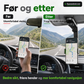 🔥 Dreibart og uttrekkbart telefonfeste til bilen