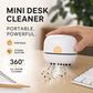 🧹 50% RABATT! Bærbar Mini Skrivebordsstøvsuger – Fjerner Smuler & Støv Fra Tastaturer! ✨ 65×63mm Kompakt – Perfekt for Hjemmet, Kontoret & Bilen. 🔋 Sterk Suging – Kjøp 3 for 10% Ekstra Rabatt! 🖥️