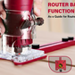 🔧 50% RABATT – 3-i-1 aluminium freseskinne – fresing, milling & spor – justerbar – modulær – for tre- og metallarbeid