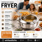 🍤 TIDSBEGRENSET – 50 % RABATT! ⚡ 201 rustfritt stål tempura-frityrkjele – termometer, avrenningsrist, dyp kropp ✨
