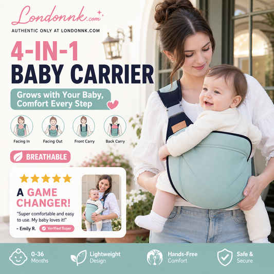 🎉 2026 SALG — Over 30 000 solgt! 👶 4-i-1 pustende babymejer – 0–36 måneder, foran/bak, vendt inn/ut – håndfri komfort for forelder og baby! ✨