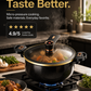 🔥Tidsbegrenset – 50% RABATT! 👨‍🍳Det første steget mot å bli kokk! 🥘Non-stick emaljert mikro-trykkoker
