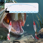 Realistisk 3D flytende fiskeagn sett med 3 kroker