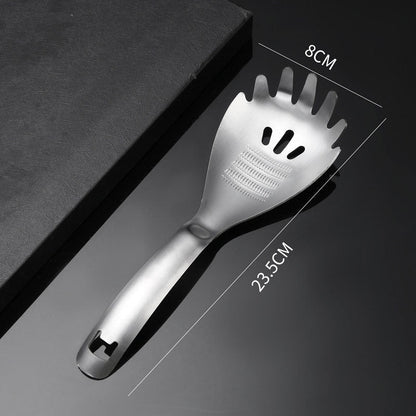 🍳✨ Cucchiaio multiuso in acciaio inox – Resistente, versatile e perfetto per ogni preparazione! 💪🔩