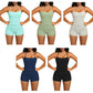 Quick Dry Tank Top High Waist Shorts Set