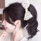 Butterfly Knot Hair Clip Ponytail Wig