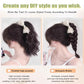 Butterfly Knot Hair Clip Ponytail Wig