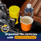 🔥 Koppholder og allsidig organizer for bilen