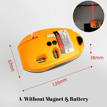 🛒💥 1+1 GRATIS! Infrarød laser-vaterpass i rett vinkel, 90° – den kompakte løsningen for presis markering og innretting 🔥📐