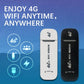 🔥4G LTE-ruter Trådløs USB Mobilt bredbånd⚡ 150 Mbps trådløs nettverkskortadapter