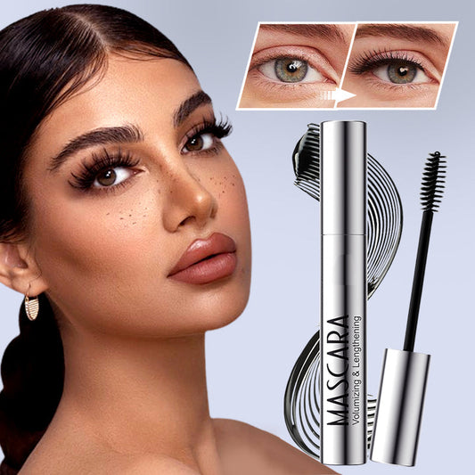 💜KJØP 1, FÅ 1 GRATIS💜Vanntett svart mascara for volum og lengde