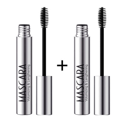 💜KJØP 1, FÅ 1 GRATIS💜Vanntett svart mascara for volum og lengde