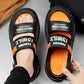 Chunky, polstrede sandaler med svellelignende grep