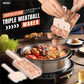 🔥 Kjøp 2, få 1 gratis 🔥 Kreativ trippel kjøttbolleformer til kjøkkenet 🍝🧆