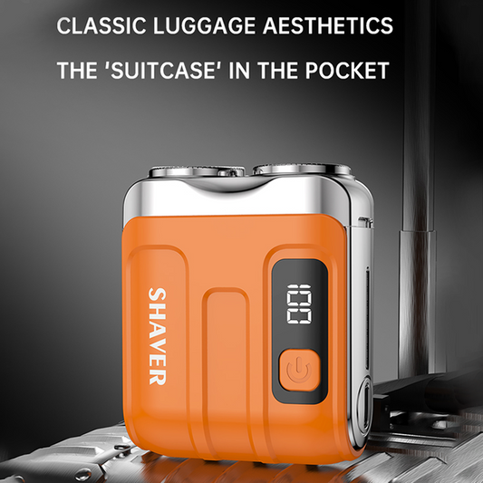⚡ Ny design – 50% RABATT! Bærbar elektrisk mini-barbermaskin for menn – kompakt, kraftfull og allsidig – perfekt for turer, reiser og daglig bruk