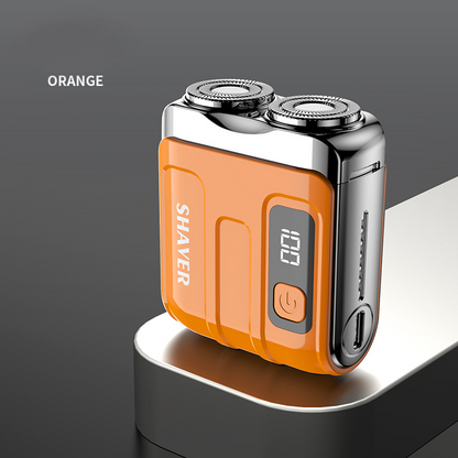 🪒 50% RABATT!🔥Bærbar mini elektrisk barbermaskin for menn – kompakt og oppladbar🧳