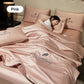 🎁Gjør deg klar for sommeren - ❄️ Vaskbar 、 avkjølende 4-delt seng er-silke linen🛏️