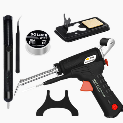 ❄️50% RABATT – sommerfresh!🔧60W loddekolbe med tilbehør – rask oppvarming og komplett sett for DIY-reparasjoner